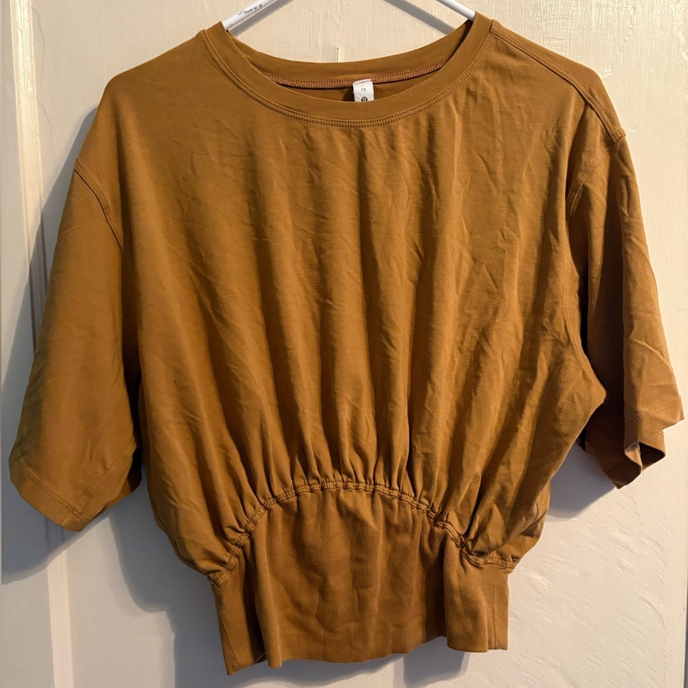 lululemon athletica: Women’s Short Sleeve Gathered Waist Top